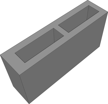 Innenwand-Betonstein